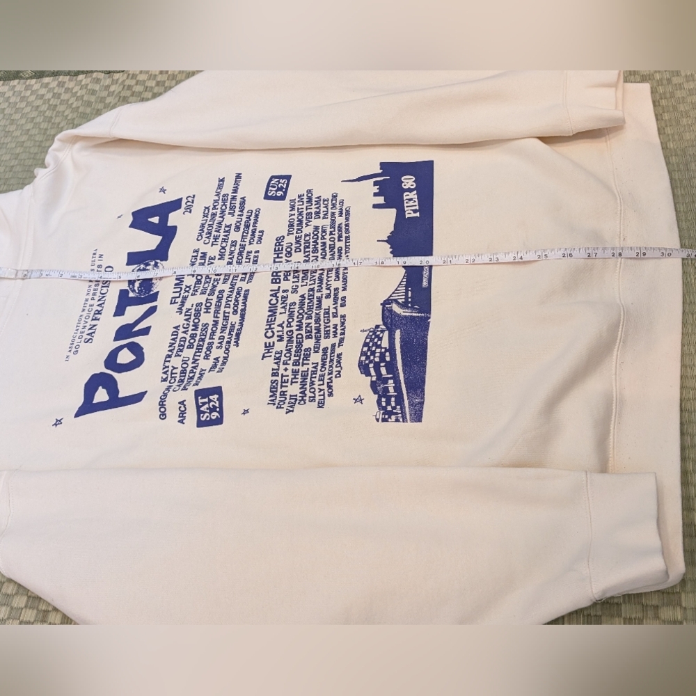 Portola 2022 Lineup Hoodie Pullover Size XXL - Picture 2 of 8